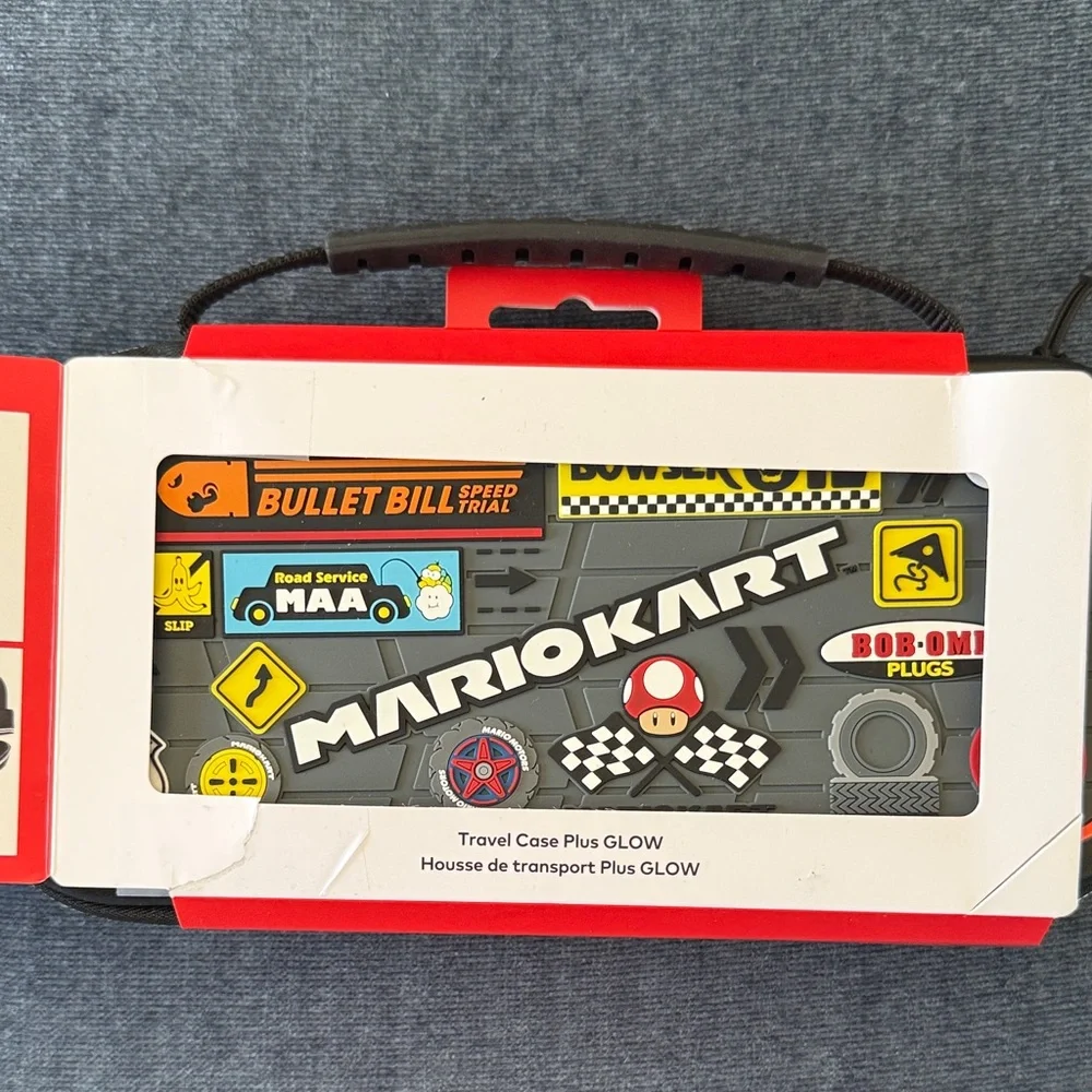 PDP Mario Kart Nintendo Switch Case - Black and Red